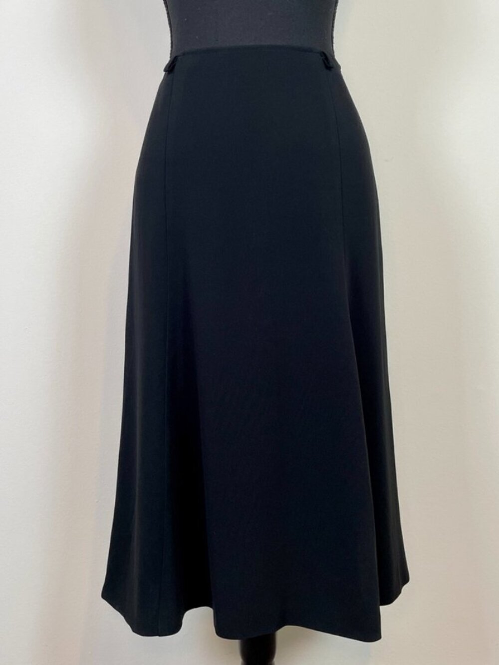 MAX MARA Made in Italy black long skirt, size 38